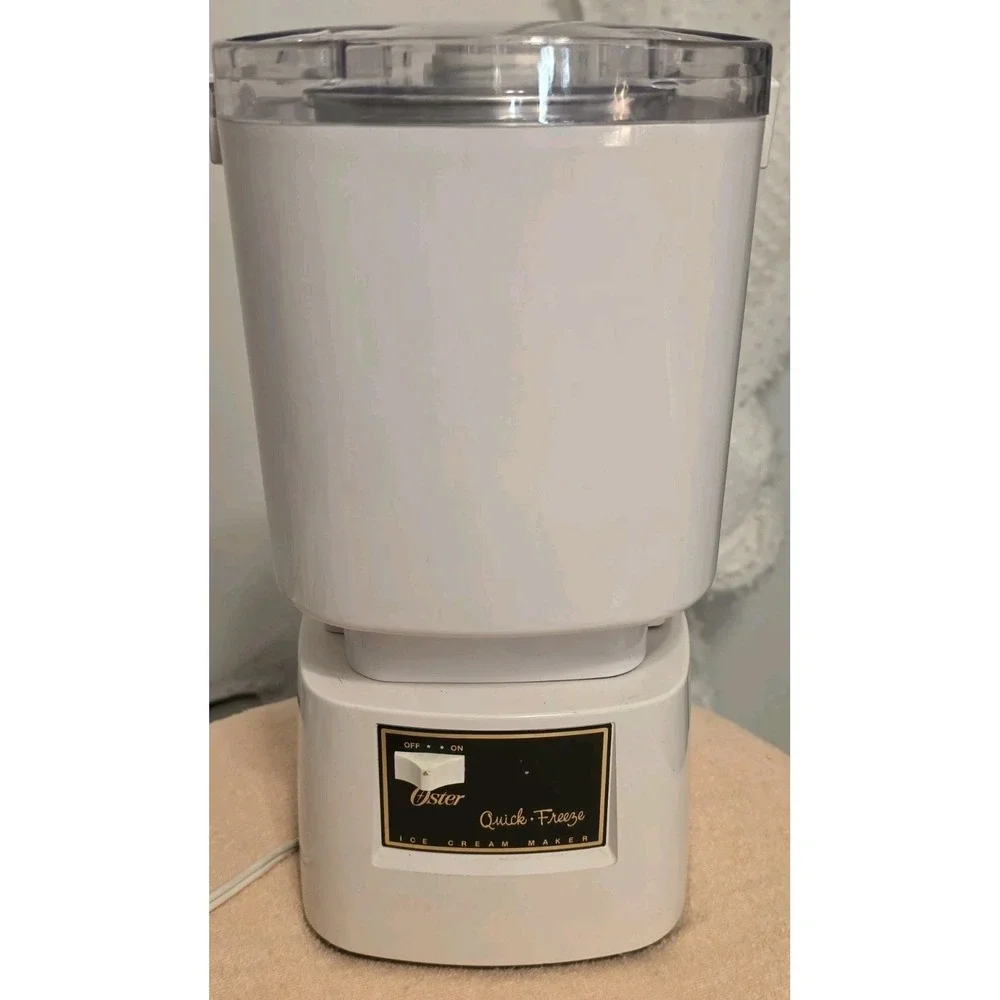 Vintage Oster Quick Freeze Ice Cream Maker**Works**